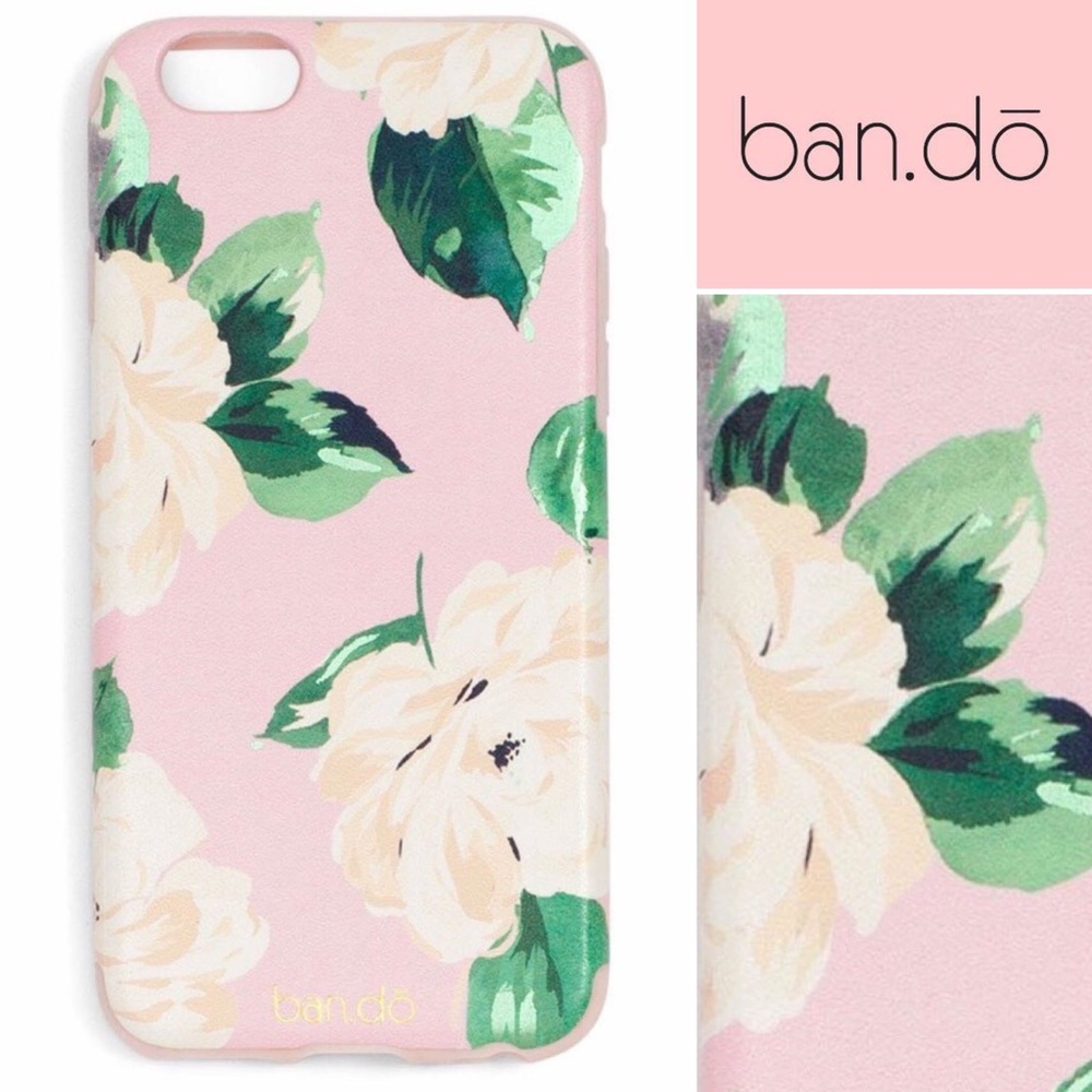 3/$20 🎁 FREE GIFT Ban.do 6/6S Leatherette floral